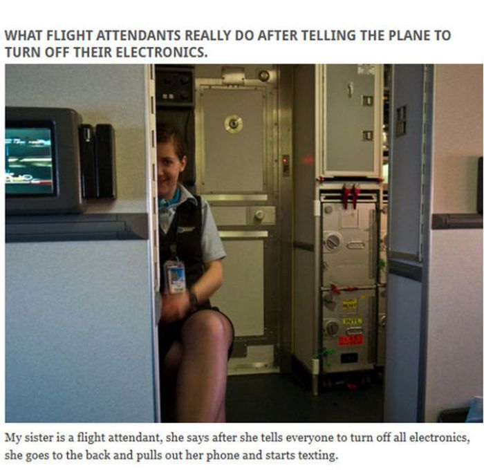 What Flight Attendants Won't Tell You About Flying (26 pics)