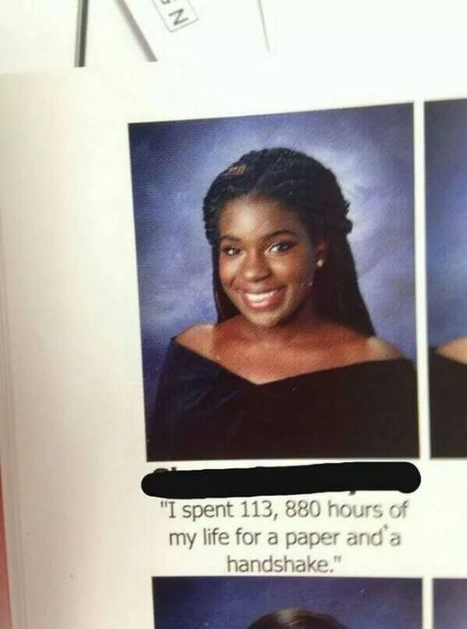 How Did They Get Away With These Yearbook Quotes? (31 pics)