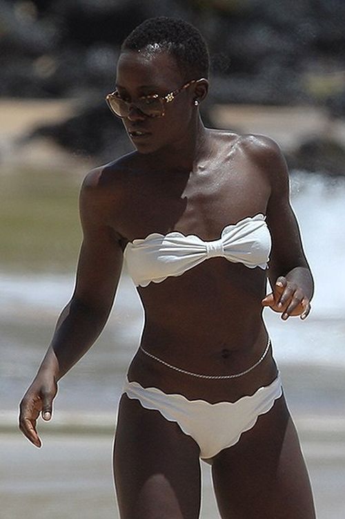 Lupita Nyong'o Bares It All In A Bikini (6 pics)