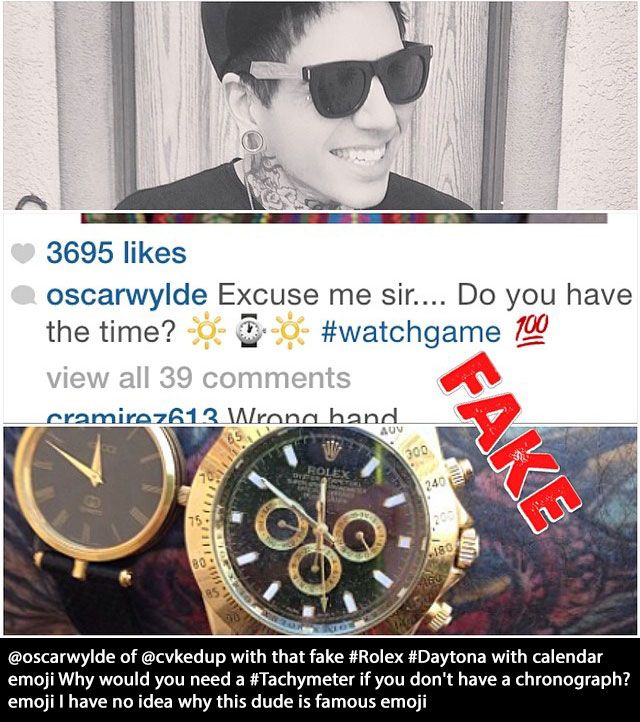 Real Rappers That Have Fake Watches (11 pics)