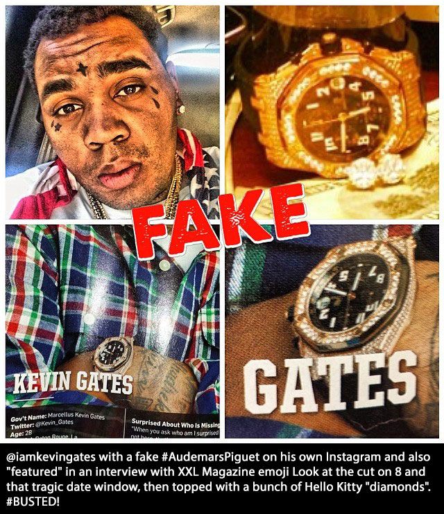 Real Rappers That Have Fake Watches (11 pics)