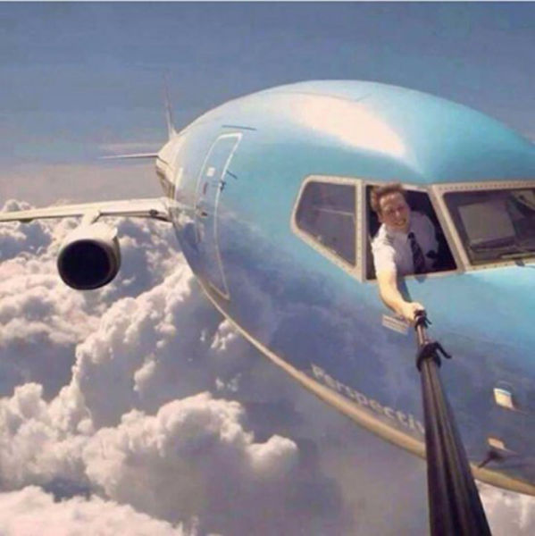 Terrifying Selfies From The World's Highest Places (21 pics)