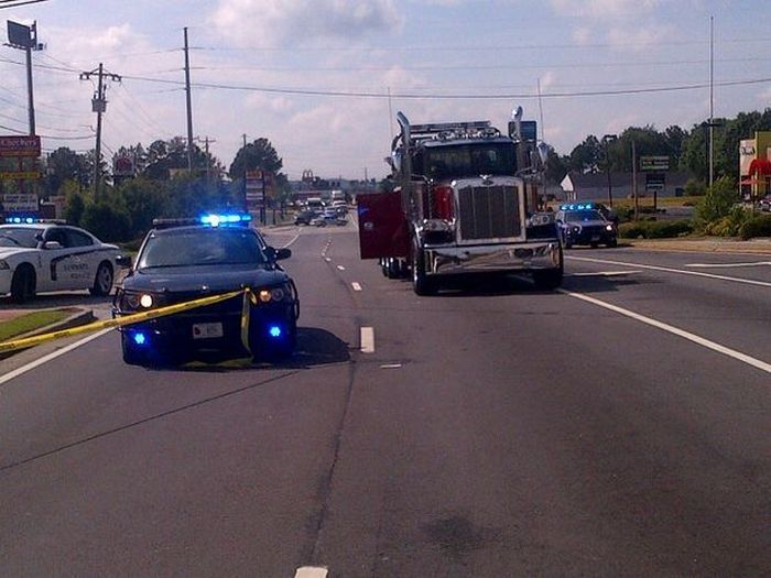 When A Car Takes On A Truck The Car Will Lose (6 pics)