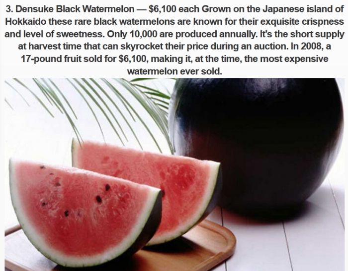 The Most Expensive Foods You Can Buy In Japan (10 pics)