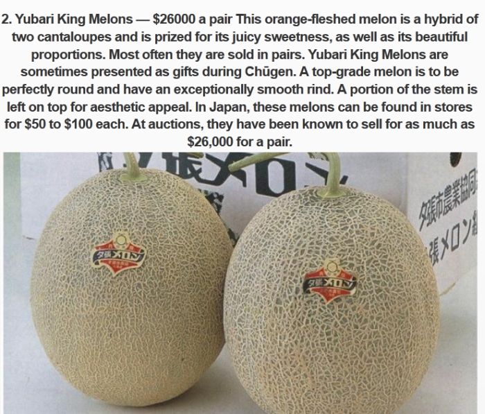The Most Expensive Foods You Can Buy In Japan (10 pics)