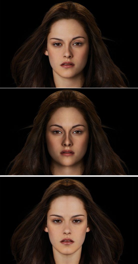 Symmetrical Faces Of Celebrities Are Quite Creepy (10 pics)
