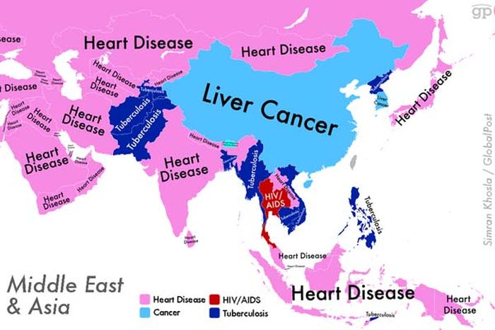 The Most Common Causes Of Death Around The World (6 pics)