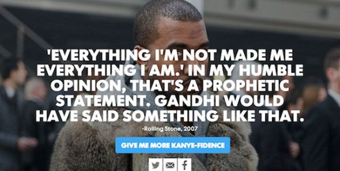 Kanye West Is His Own Biggest Fan (10 pics)