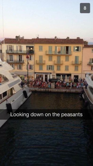 This Is How Rich Kids Use Snapchat (61 pics)