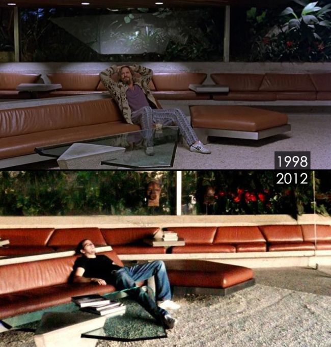 Famous Movie Sets Then And Now (16 pics)