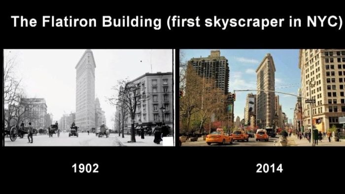 New York City Back In The Day And Today (18 pics)