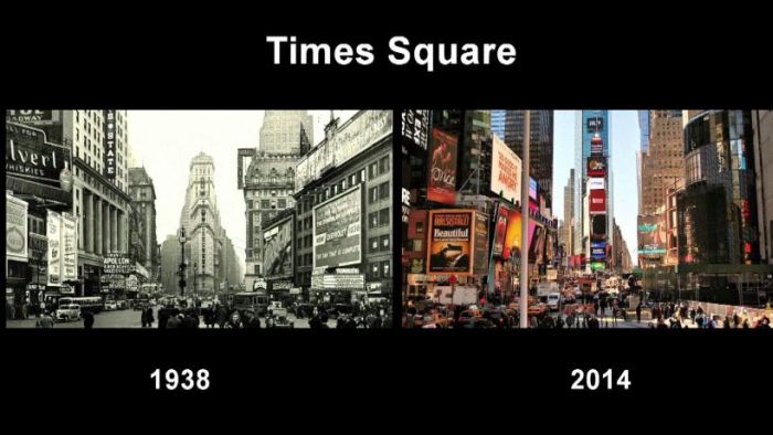 New York City Back In The Day And Today (18 pics)