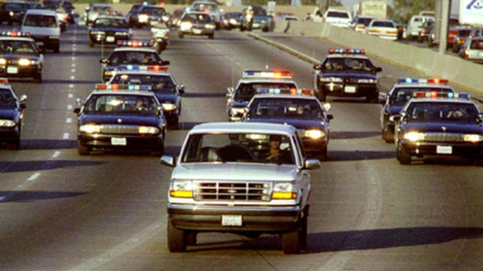 20 Years Since The O.J. Simpson Bronco Chase (5 pics + video)