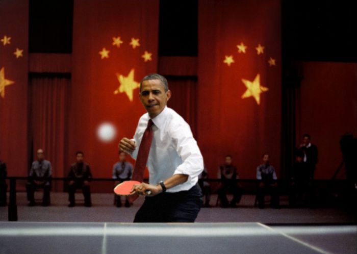 The Best Obama Ping Pong Photoshops (31 pics)