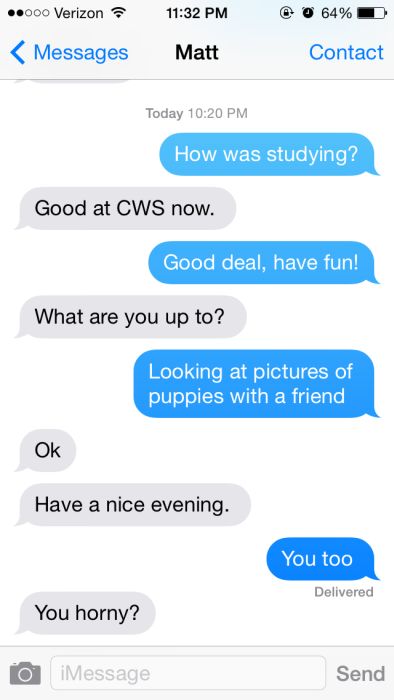 When A Man Texts A Woman (30 pics)