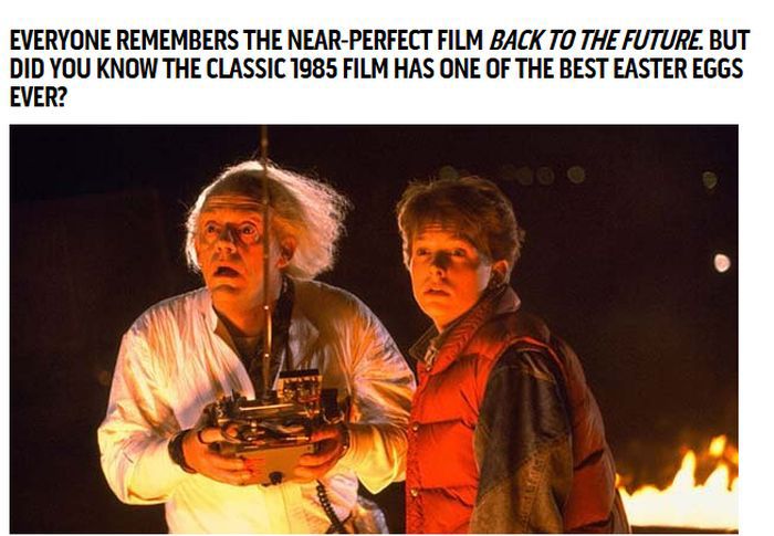 Hidden Message In Back To The Future (11 pics)