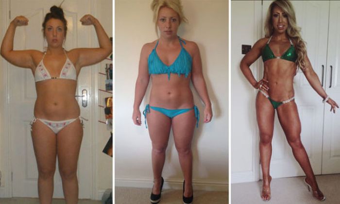 From Chubby Girl To Gorgeous Fitness Model (14 pics)