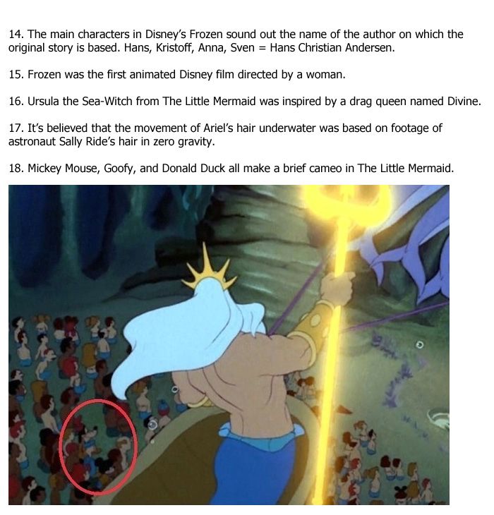 Amazing Facts You Didn't Know About Disney Movies (12 pics)