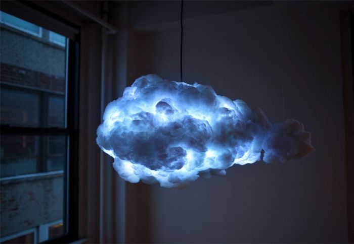 Incredible Lightning Cloud Lamp (4 pics)