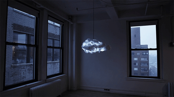 Incredible Lightning Cloud Lamp (4 pics)