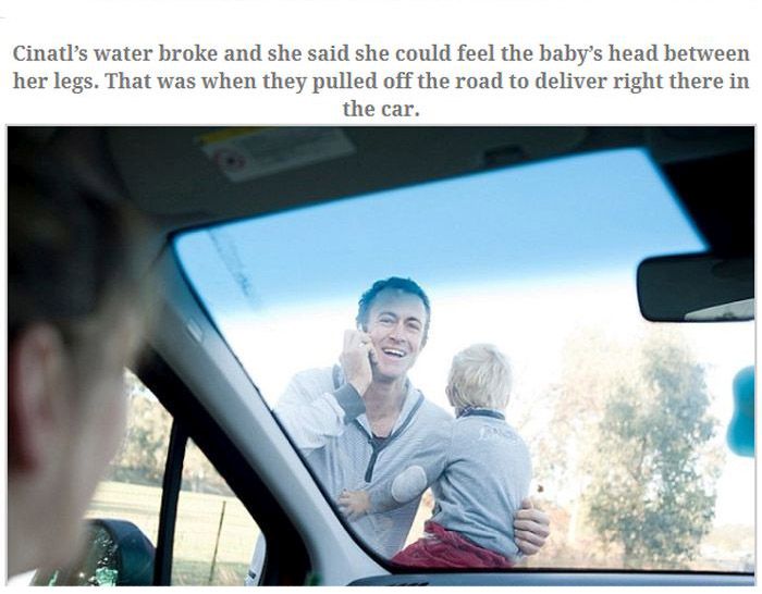 This Baby Just Couldn't Wait To Be Born (10 pics)