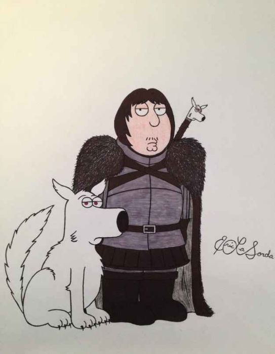 If Game Of Thrones And Family Guy Did A Crossover (12 pics)