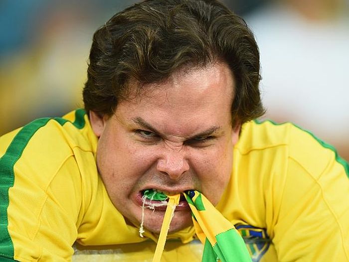Brazil Fans Aren't Happy About That World Cup Loss (40 pics)