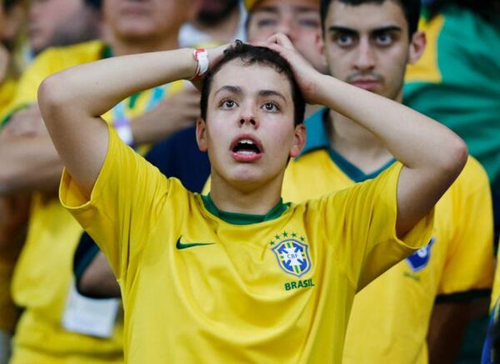 Brazil Fans Aren't Happy About That World Cup Loss (40 pics)