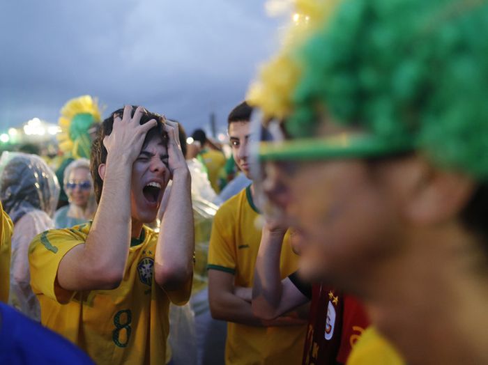Brazil Fans Aren't Happy About That World Cup Loss (40 pics)