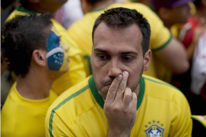 Brazil Fans Aren't Happy About That World Cup Loss (40 pics)