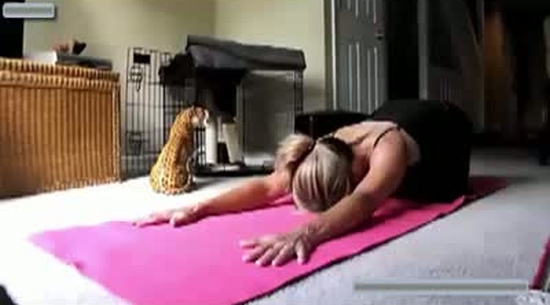 Sexy Girls Show Yoga Skills