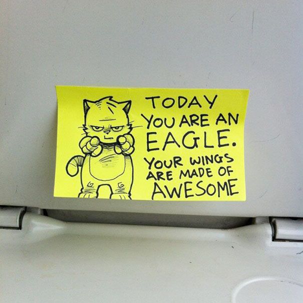 This Train Ride Comes With Some Motivational Notes (15 pics)