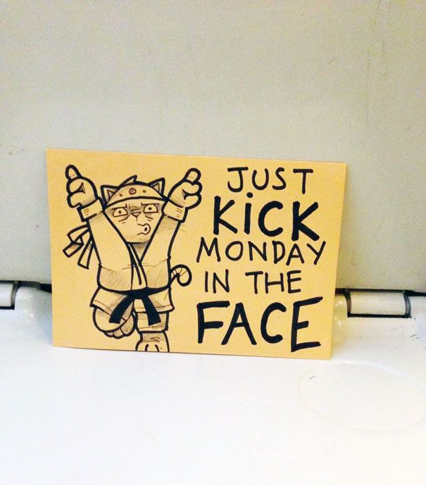 This Train Ride Comes With Some Motivational Notes (15 pics)