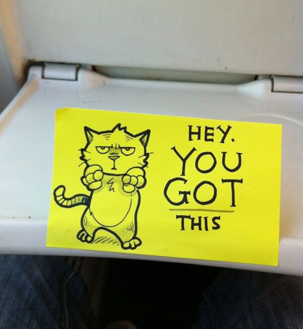 This Train Ride Comes With Some Motivational Notes (15 pics)