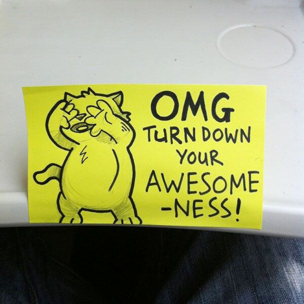 This Train Ride Comes With Some Motivational Notes (15 pics)
