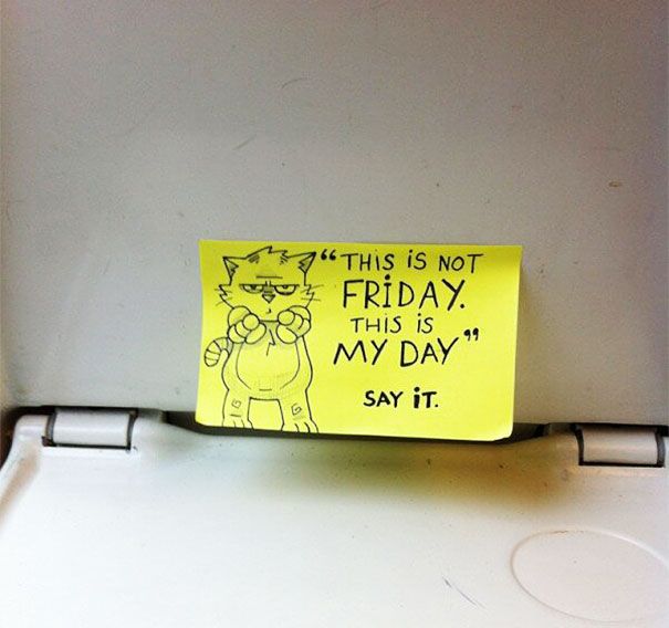 This Train Ride Comes With Some Motivational Notes (15 pics)