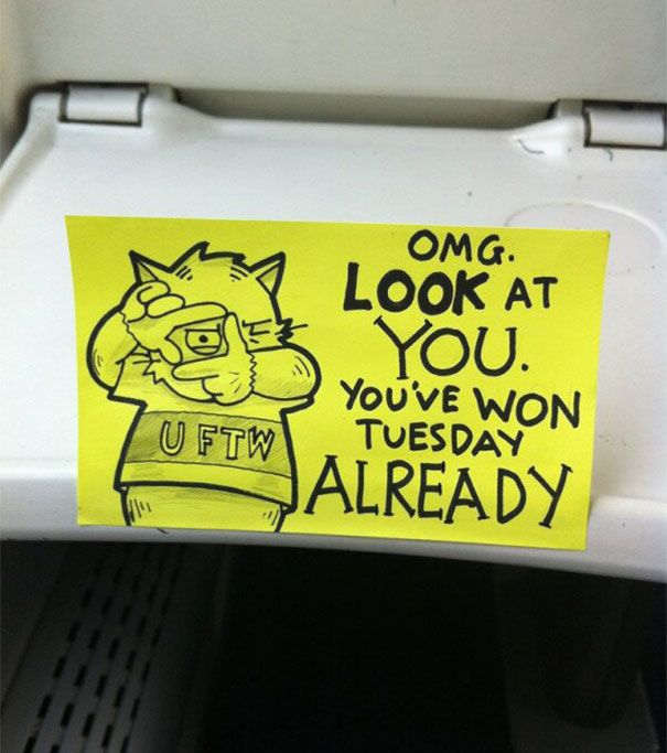 This Train Ride Comes With Some Motivational Notes (15 pics)