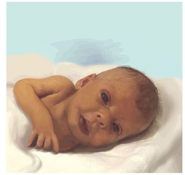 Strangers Were Asked to Photoshop a Photo of a 6-Week-Old Child (17 pics)