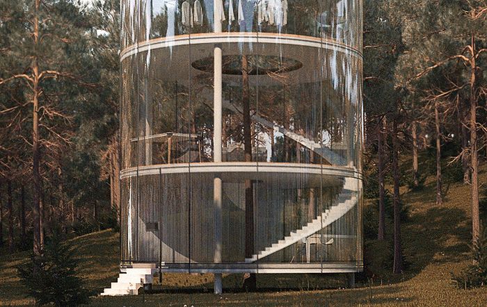 The Most Amazing Glass Treehouse On The Planet (6 pics)
