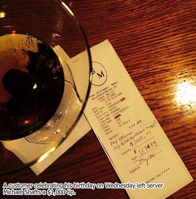 A $1,000 Tip (5 pics)