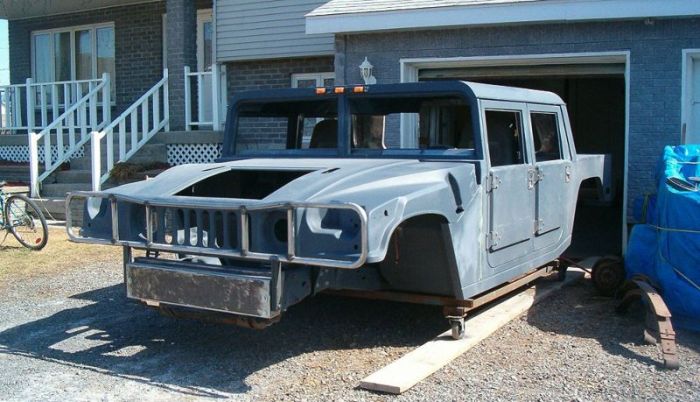 Ford F-150 Converted Into A Hummer H1 (23 pics)