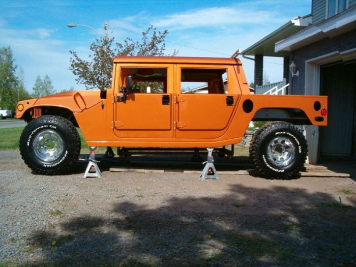 Ford F-150 Converted Into A Hummer H1 (23 pics)