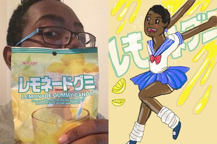Selfies As Drawn By Strangers (26 pics)