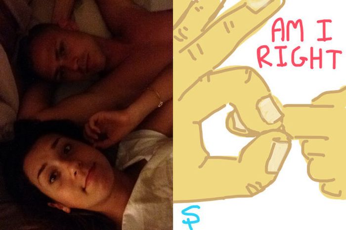Selfies As Drawn By Strangers (26 pics)