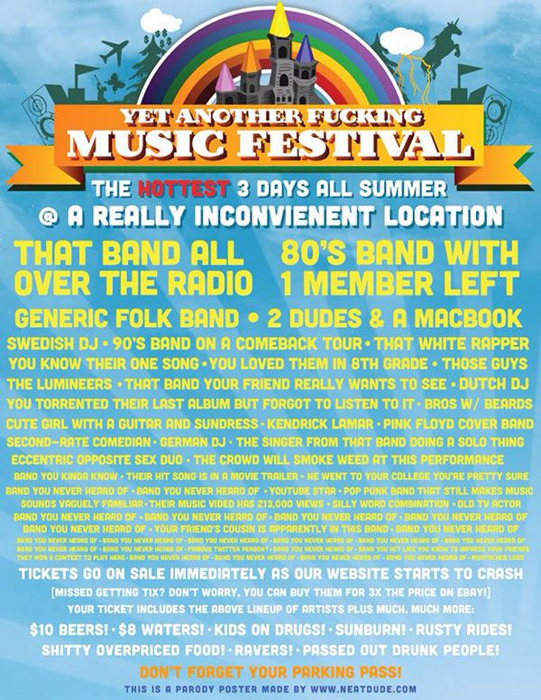 The Music Festival Experience In A Nutshell (30 pics)