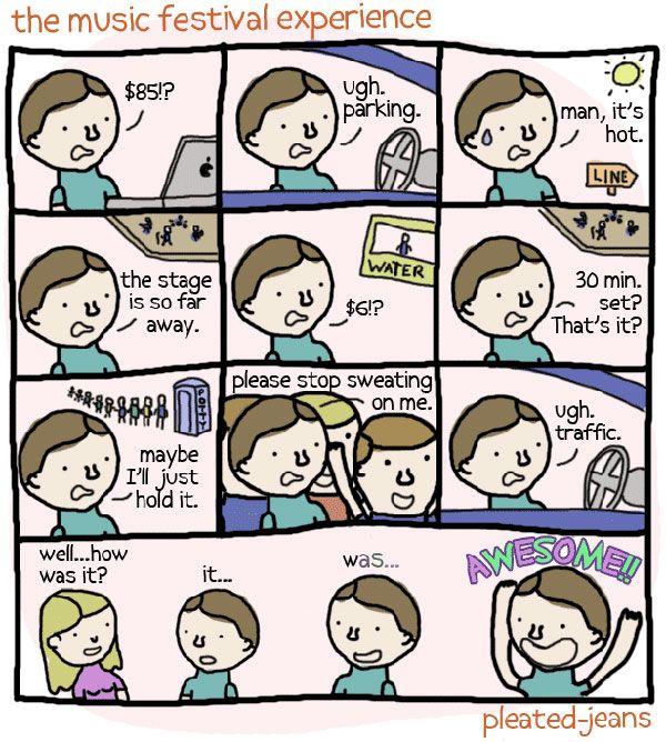 The Music Festival Experience In A Nutshell (30 pics)
