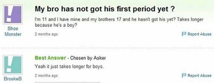 The Best of Yahoo Answers! Part 3 (26 pics)
