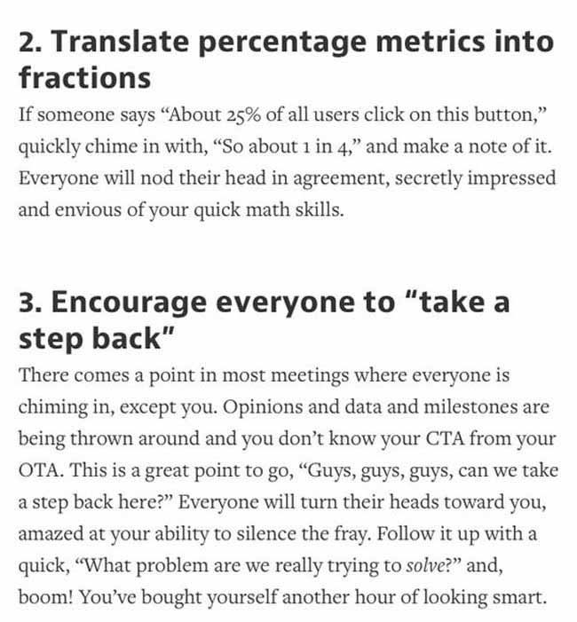 How To Convince People You're Smart In A Meeting (8 pics)