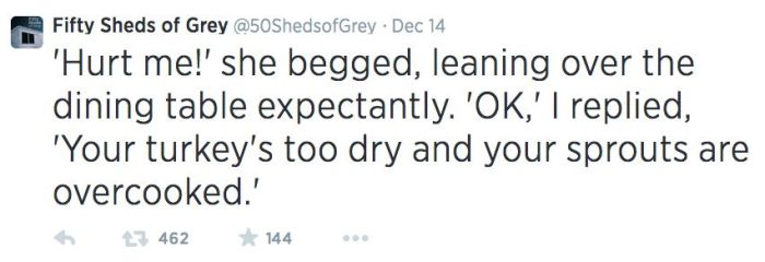 Fifty Shades Of Grey Makes For Great Parody Tweets (14 pics)
