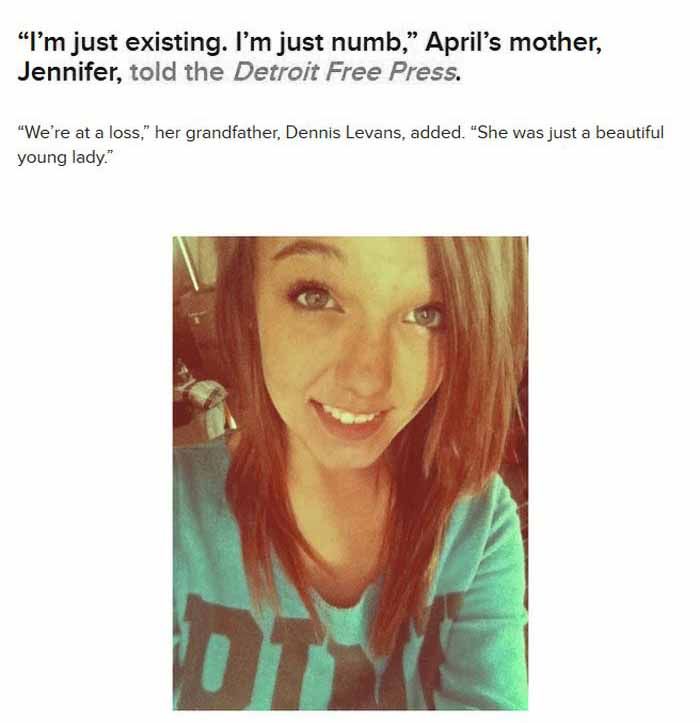 The Final Text From A Murdered Michigan Teen (8 pics)